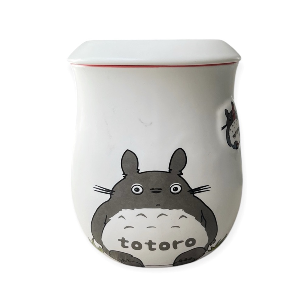 RARE My Neighbor Totoro Ceramic Mugs w/Lid - Picture 2 of 11